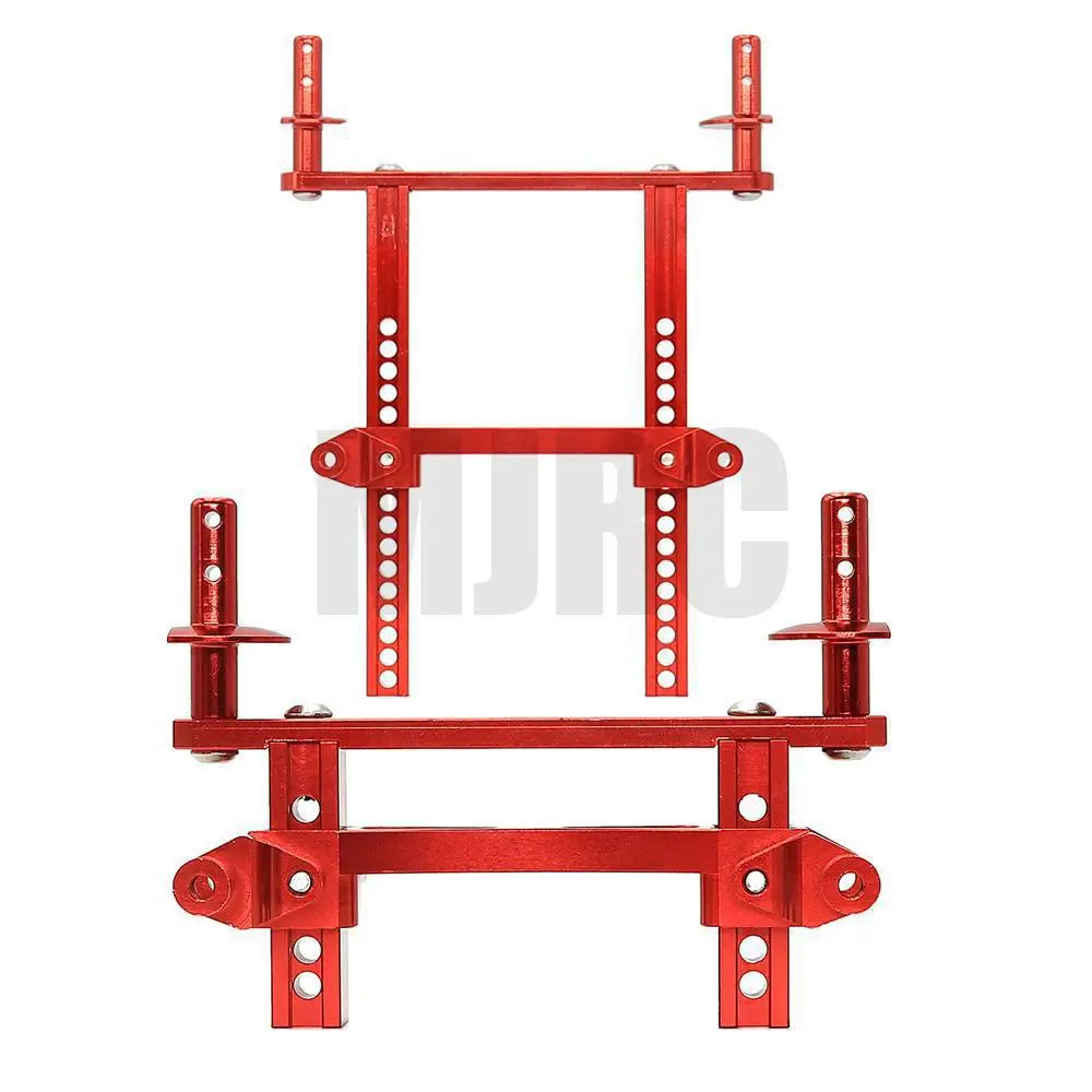 알루미늄 합금 전면 후면 바디 마운트 포스트 1/10 Rc 크롤러 자동차 트랙스 Trx4 스포츠 디펜더 G500 Trx-6 8215 업그레이드 부품