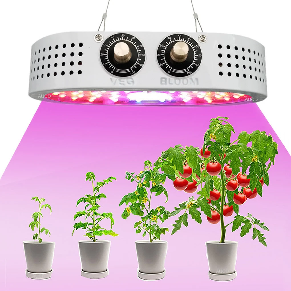 110W LED Growing Lamps Dimmable Plants Flowers Grow Lamp Lights Full Spectrum For Indoor Greenhouse Veg Bloom Growth Lighting