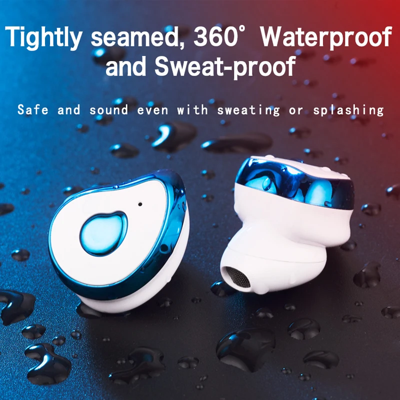 SE6 TWS Mini Twins Bluetooth наушники HD Voice водонепроницаемые Авто сопряжение Беспроводные наушники с портативной зарядной коробкой