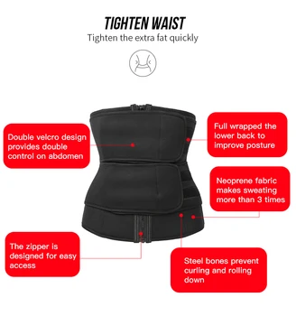 

VIP Fitness Sweat Sauna Body Shaper Waist Trainer Weight Loss belt