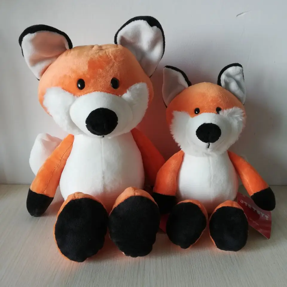 

Новая игрушка, милая мультяшная лиса, плюшевая игрушка, мягкая кукла, детская игрушка, подарок на день рождения h1859