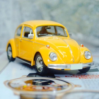 

Vintage Beetle Diecast Pull Back Car Model Toy Children Gift Decorations Conveni