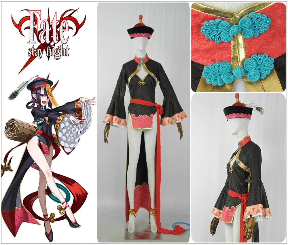 FGO Fate/Grand Order Shuten douji zombie Косплей Костюм на заказ для девочек женские Сексуальные