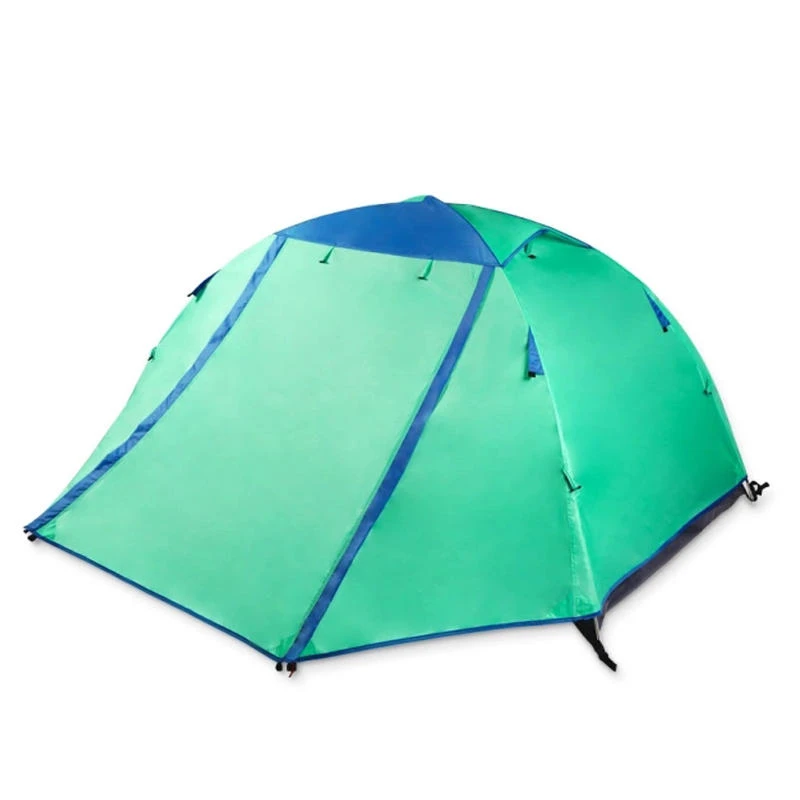 Светло-зеленый Zenph Outdoor Camping Tents 4-season Double Layer Waterproof Windproof Tents 2 Persons Lightweight Portable Tents - Цвет: Светло-зеленый
