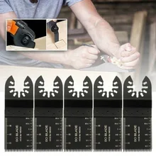 Lames de scie oscillantes universelles, 34mm, 10 pièces, HCS, pour la coupe du métal et du bois
