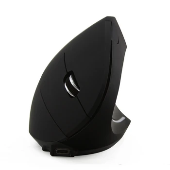 

Ergonomic Vertical Wireless Mouse 2.4G USB Rechargeable Mice 1600 DPI 4 Buttons Vertical Gaming Mouse For Laptop Desktop