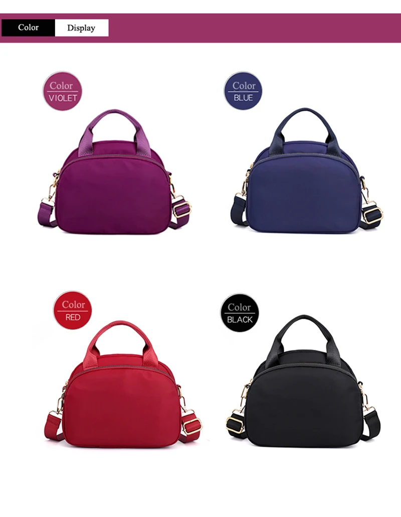 Модная женская сумка через плечо черная высокая Qulaity сумки на плечо многофункциональная сумка-мессенджер нейлоновая женская сумка