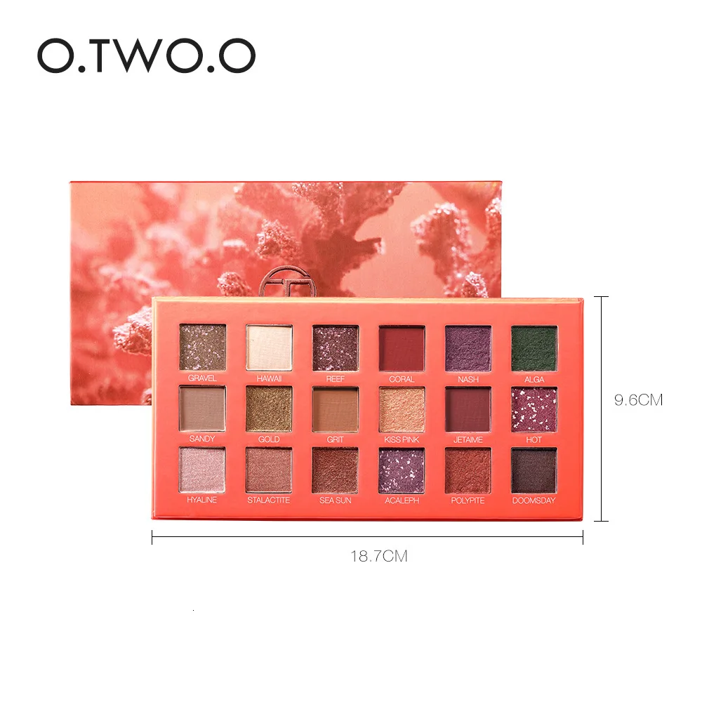 

O.two.o18 Color Ocean Eye Shadow Dumb Light Pearl Light Flicker Make-up Box Eye Shadow Disc 9995