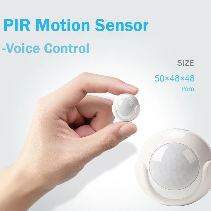 

WiFi Smart PIR Motion Sensor Smart Home Dectector Compatible With IFTTT for Voice Control No Hub