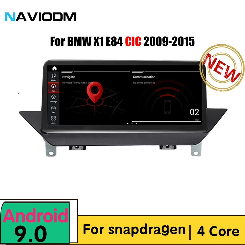 Naviodm android 9 0 4 ядра автомобильный мультимедийный плеер Автомобильный DVD gps для BMW X1