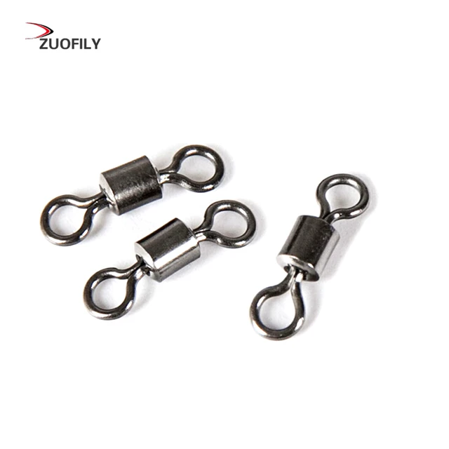 Size Of Fishing Hooksstainless Steel Fishing Swivels 50pcs - Ball Bearing  Snap Connector