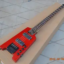 Новая безголовая электрическая бас гитара в красном Сделано в Китае 217