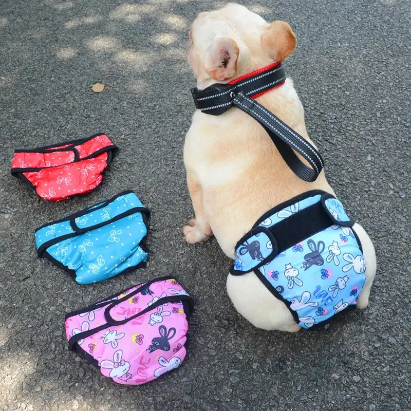 Jumpsuit For Dog Dog Physiological Pants XS-XXL Diaper Sanitary Washable Female Dog Shorts Panties Menstruation Underwear Briefs