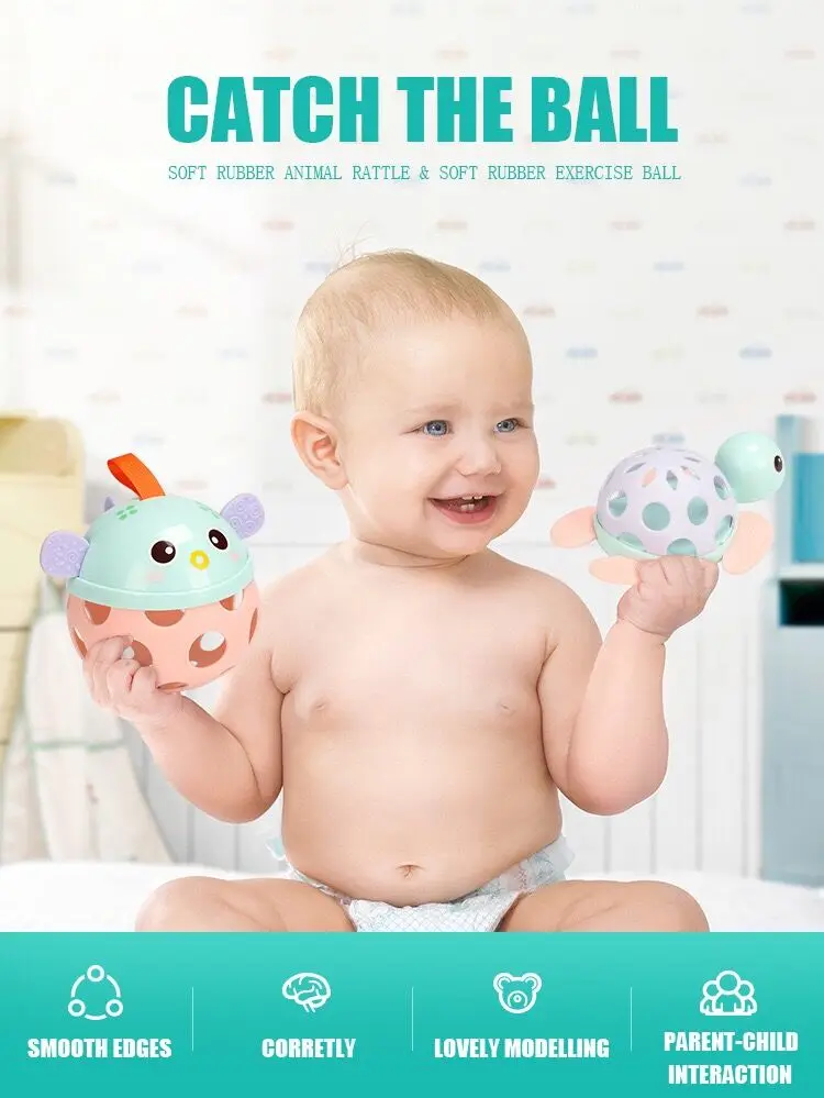 

Baby Toys cartoon baby Hanging Rattles Newborn catching ball baby toys 0-12 months toys for baby