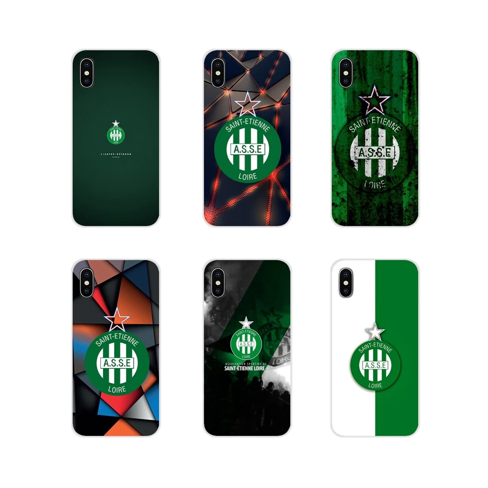 

football ASSE Saint Etienne Loire For Huawei G7 G8 P7 P8 P9 P10 P20 P30 Lite Mini Pro P Smart Plus 2017 2018 2019 TPU Skin Cover