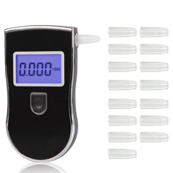 

Professional Breath Breathalyzer Detector AT-818 Portable Alcohol Tester Police LCD Display Digital Breath Quick Response