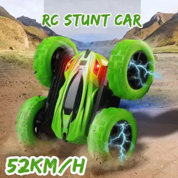 

360° Rotate RC Stunt Car RC Car Double-Side Kids 4WD Remote Control 2.4Ghz Off-road Toy