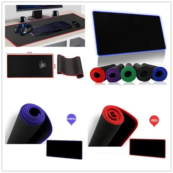 

Hot Extra Large Mouse Pad Grande Desk Gaming Mousepad Anti-slip Natural Rubber Gaming Mouse Mat with Locking Edge 60x30cm