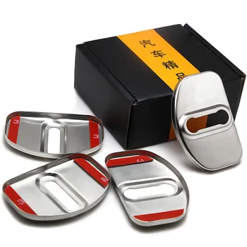 

for Volkswagen golf 4 MK4 passat passat car door cover stainless steel silver buckle cover anti-rust cover on the car door