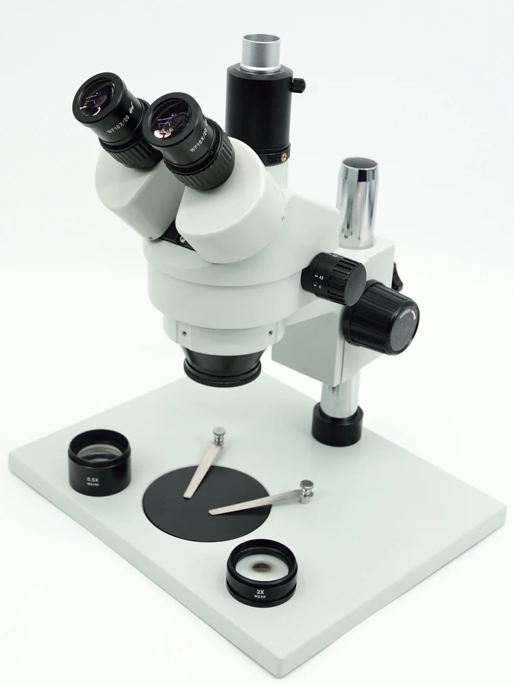 

Бинокулярный микроскоп FYSCOPE 7X-45X, 3,5x-90X, стандартный стереомикроскоп с большой подставкой