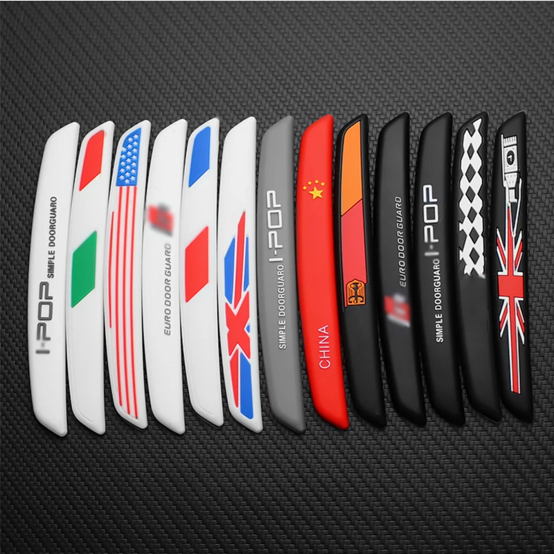 

6pcs Auto Car Door Guard Edge Corner Protector Guards Buffer Trim Molding Protection Strip Scratch Protector Car Door Crash Bar