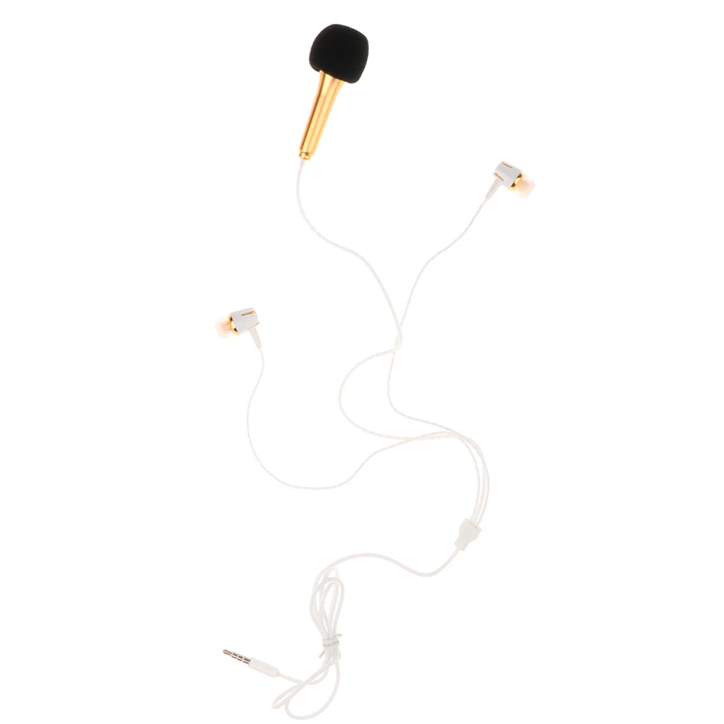 MagiDeal Universal In-Ear Headphone Wired Earbuds Earphones with Mini Mic