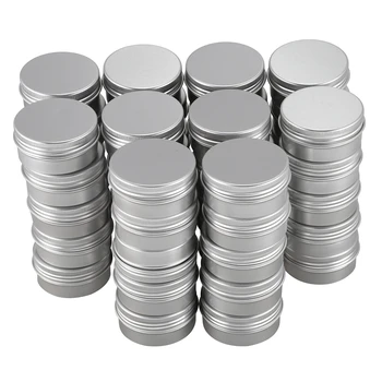 

Vacuum cosmetic container Container Jar of aluminum lip cream screw cap