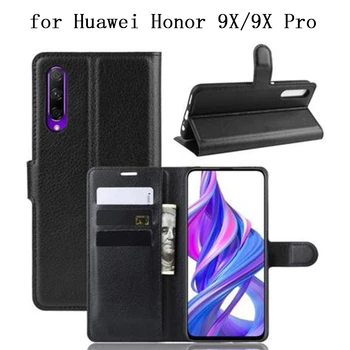 

For Huawei Honor 9X Case PU Leather Wallet Flip Phone Case For Honor 9X Cover Magnetic Case Card Carteira Protection