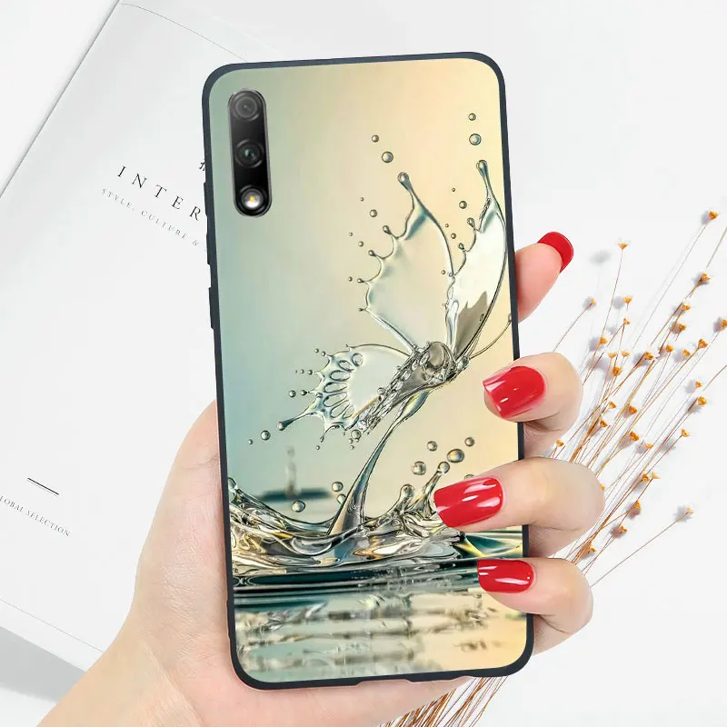 Для huawei Honor 8X чехол глянцевый яркий силиконовый бампер Honor 9X 8A 8C 8S 8X задняя крышка чехол s - Цвет: xx19