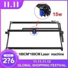 15W/40W/80W Cnc Grbl Laser Graveur Machine Ttl/Pwm Controle Diy 100*100Cm Engraveing Machine Desktop Cnc Router/Cutter