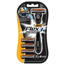 Бритва мужская+ 4 кассеты «Flex 3 Hybrid» Bic