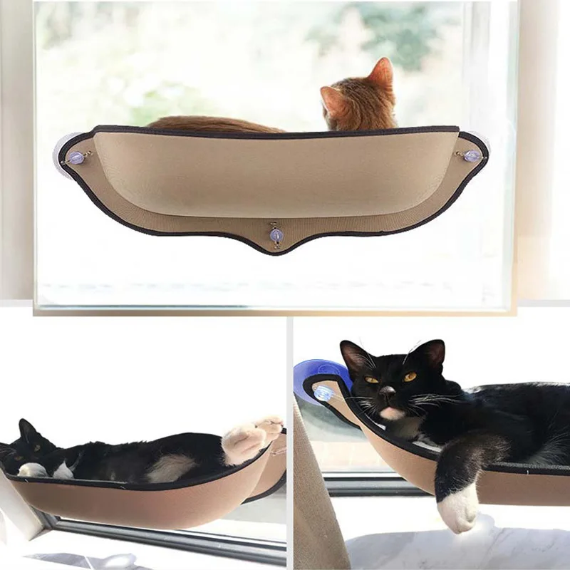 Горячая Распродажа гамак для кошек присоска кровати с креплением на окна теплая