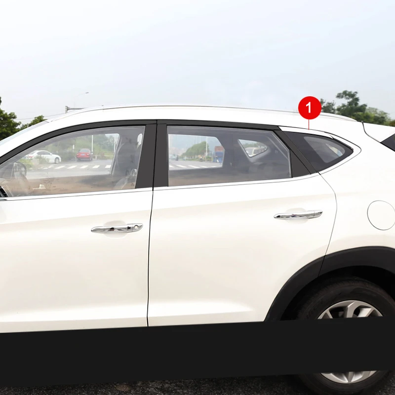 Накладки на пороги заднего стекла из нержавеющей стали для Hyundai Tucson 2015 2016 2017 2018 2