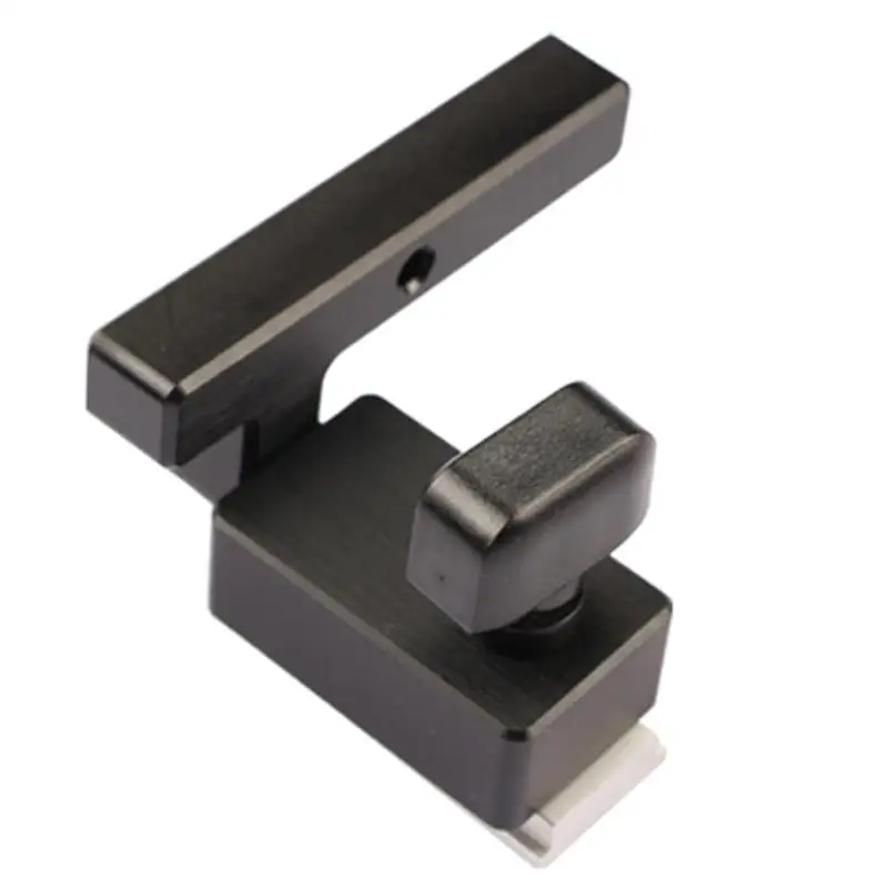 2 T-groove Miter ограничитель дорожки стоп квадратная ручка ABS сталь DIY прочный простой в использовании для t-слота т-трек деревообрабатывающий инструмент - Цвет: 2