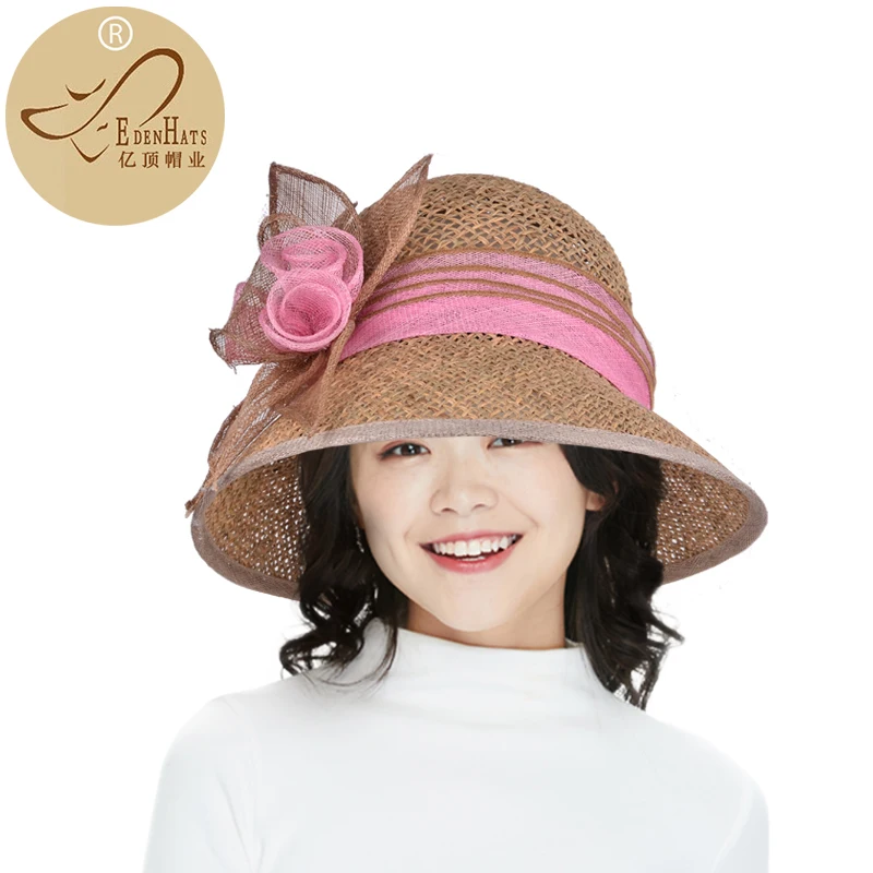 sinamay cloche hat