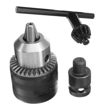 

1.5-13mm Keyed Drill Chuck 1/2\" 20UNF Mount With Key And Adapter Electric Drills And Rotary Hammers Accessories