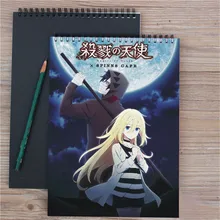 

Anime Sketchbook Drawing Angels Of Death A4 Graffiti Art Sketch Book Cute Student Painting Book Kawaii Office School Supplies