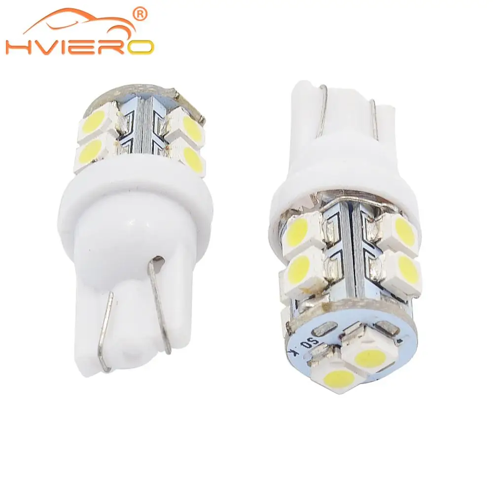 Внешнее освещение T10 W5W 2 шт. 1210 3528 белый 10led 10Smd 168 194 | Автомобили и мотоциклы