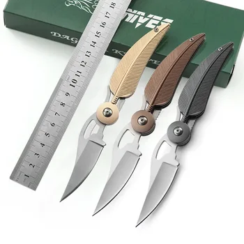 

Outdoor cutter, feather fruit knife, stainless steel multi-function folding knife