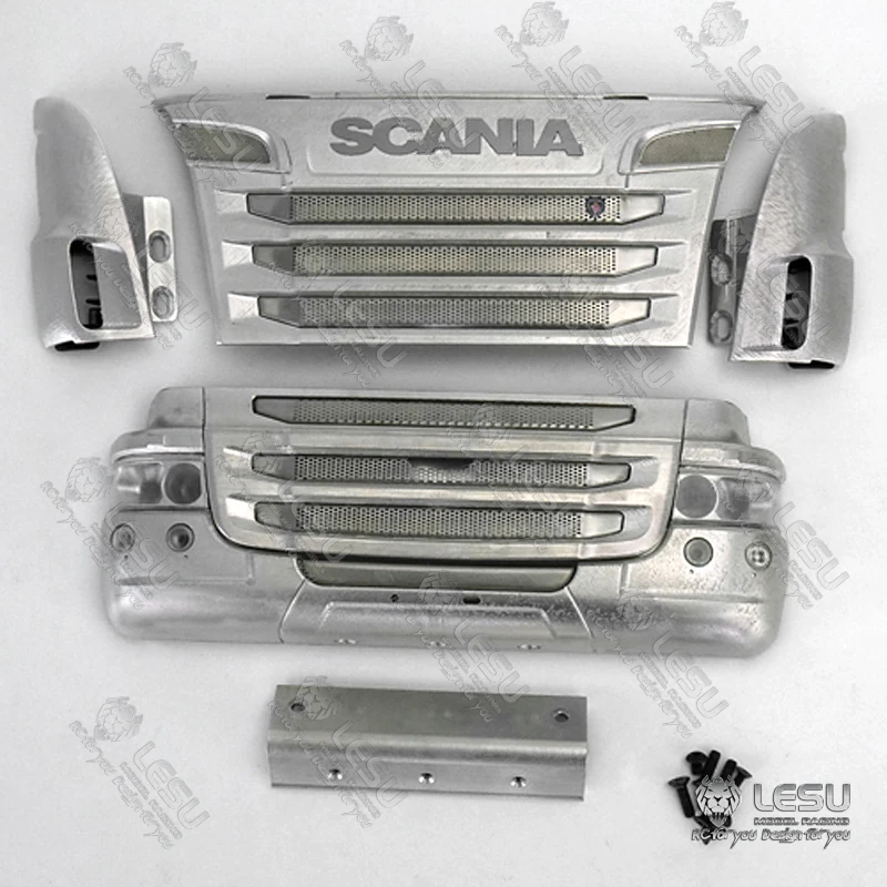 

LESU Metal Bumper Front Face for TAMIYA 1/14 RC Scania R730 R620 Tractor Truck