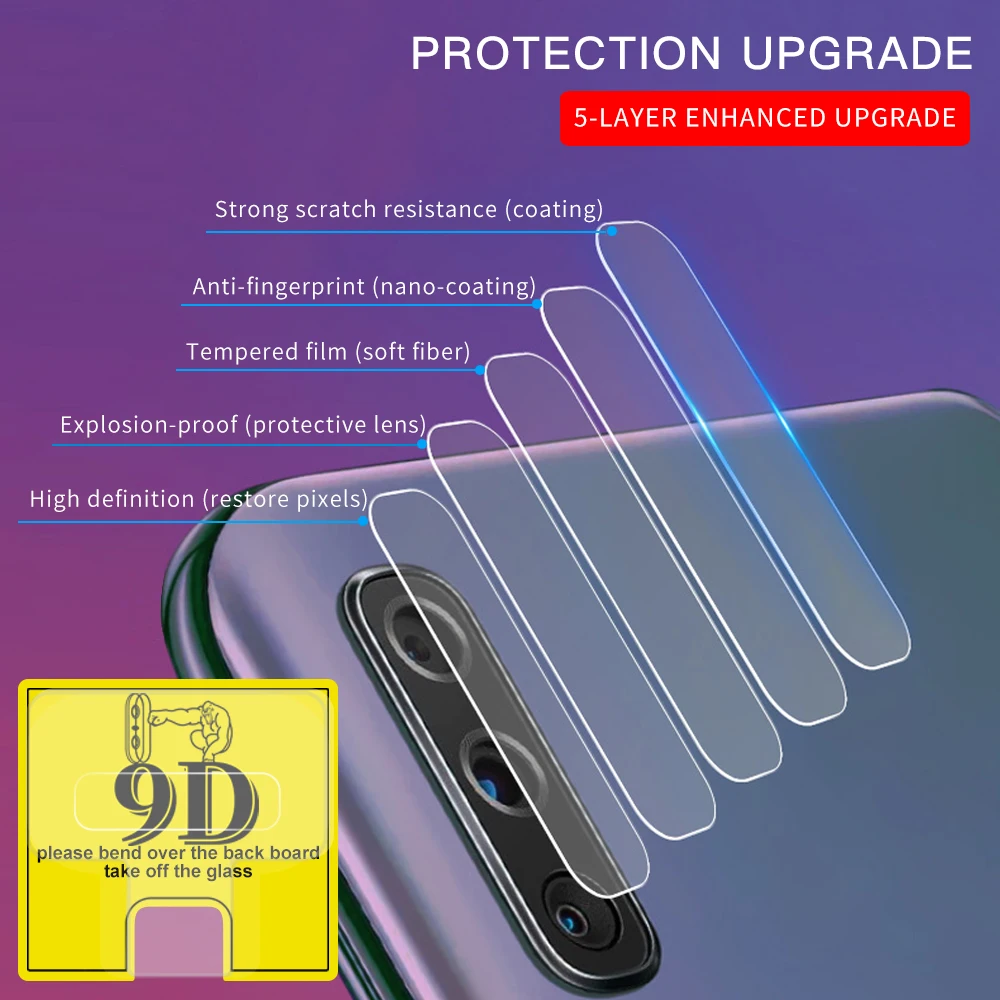 Защитная пленка для камеры Samsung Galaxy A10 A20 A30 A40 M209D экрана A50 A60 A70 A80 A90 HD объектива
