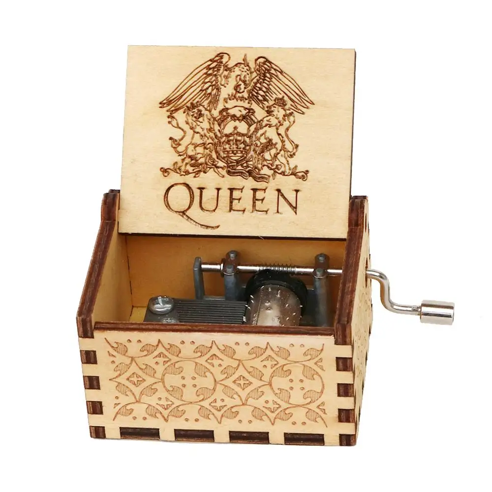 Engrave Wooden Music Box 3D colorful Print You Are My Sunshine music box Birthday Gift for Christmas,New Year Gifts