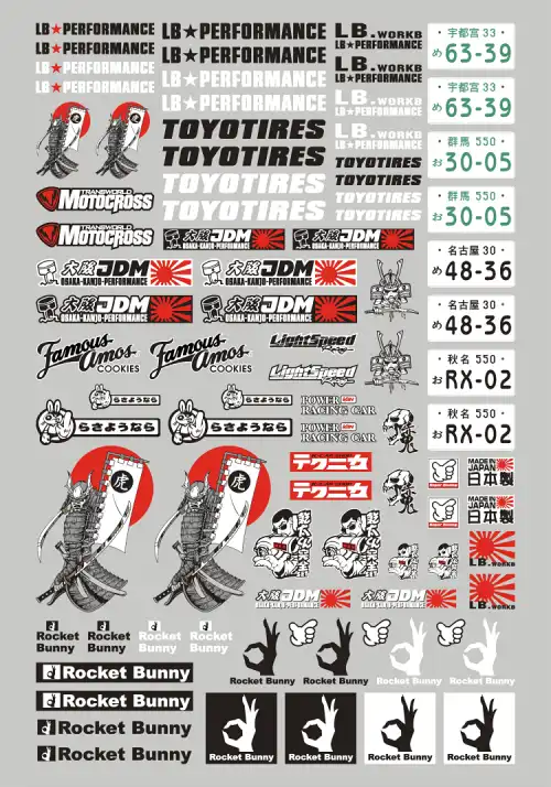 rc crawler stickers
