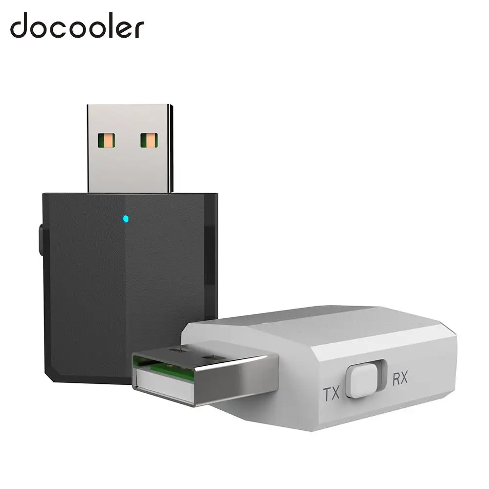 Приемник передатчик docooler USB BT5.0 3 в 1 адаптер EDR Мини ключ 5 мм AUX беспроводной Bluetooth