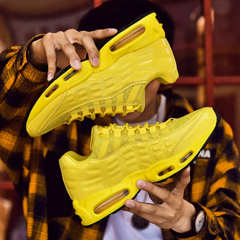 

2019New Running Shoes For Men Cushioning Sneakers Breathable Sports Shoes Outdoor Athletic Training Walking Sneakers