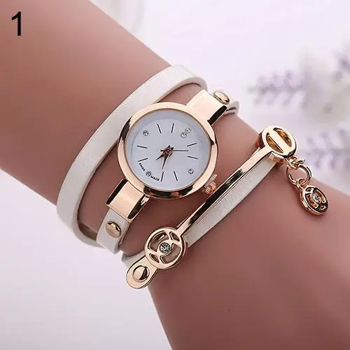 Best Fashion Women Watch Long Slim Clock Faux Leather Band Strap Wristwatch Rhinestone Quartz Wrist Watch New reloj mujer