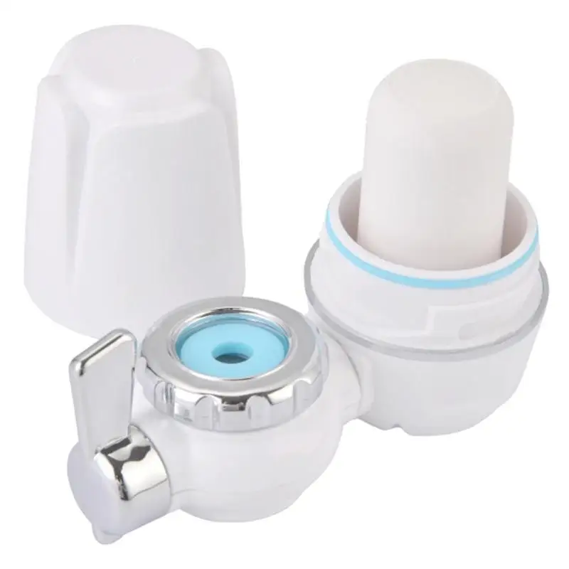Effective Tap Water Purifier ABS Kitchen Bathroom Water Faucets Filter Washable Ceramic Faucets Mount Accessories