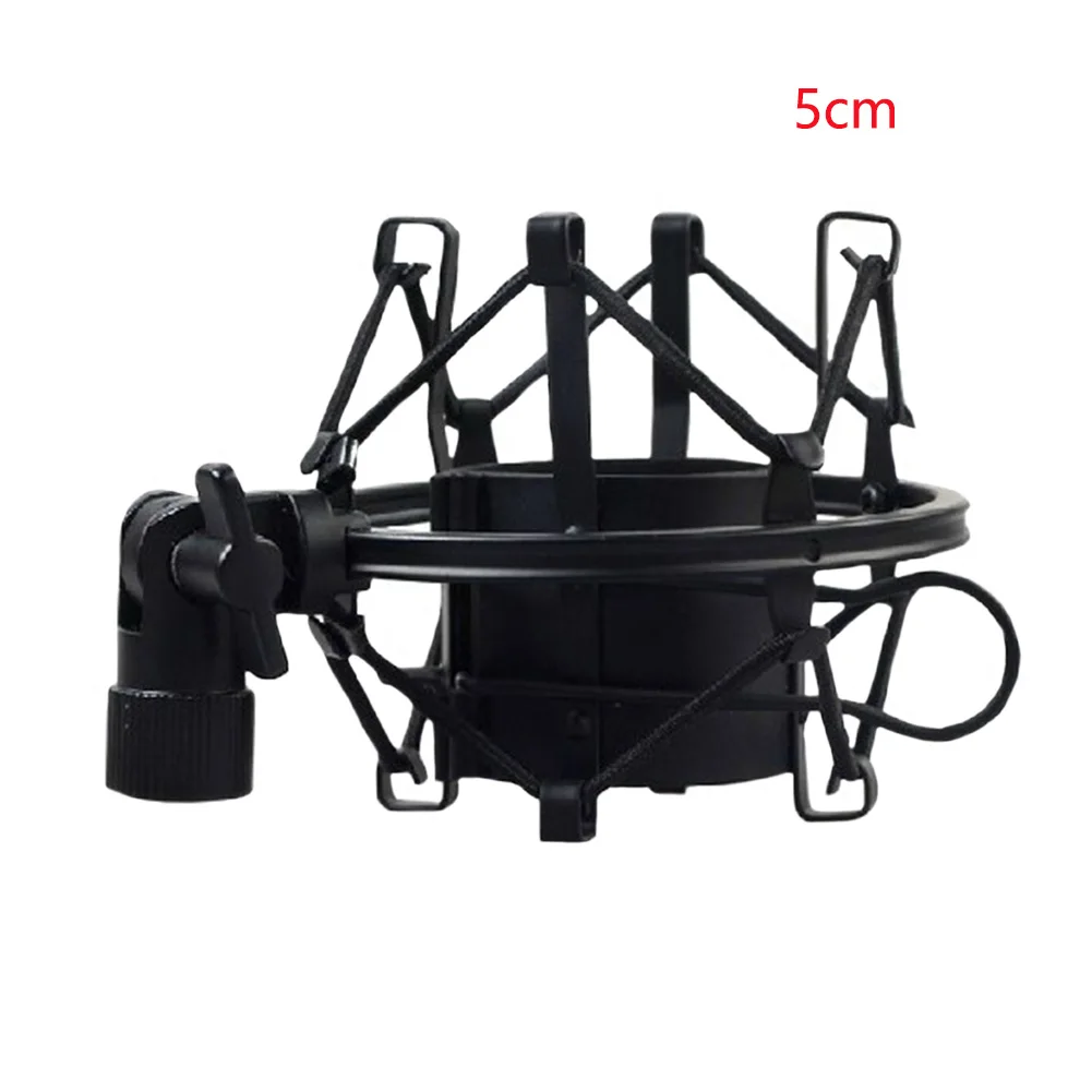 

Mic Holder Clip Broadcast Microphone Shock Mount Spider Computer Locking Knob Condenser Studio Recording Practical Reduce Noise