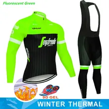 TREKING Pro Team, Зимняя Теплая Флисовая одежда для велоспорта, Мужская футболка с длинным рукавом, костюм для езды на велосипеде, MTB, одежда, комбинезон, комплект