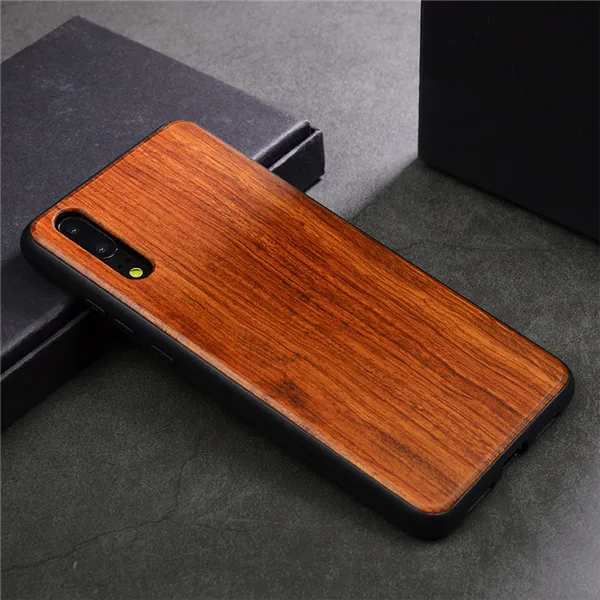 Color 1 Деревянный чехол P30 для huawei P30 Lite, роскошный деревянный чехол P30 Pro, силиконовый чехол P20 Lite, чехол для huawei P20 Pro, чехол P30Lite Funda - Цвет: Color 1